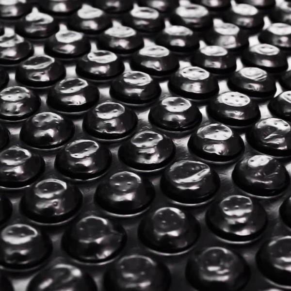 Cubierta de piscina PE negra 417 cm