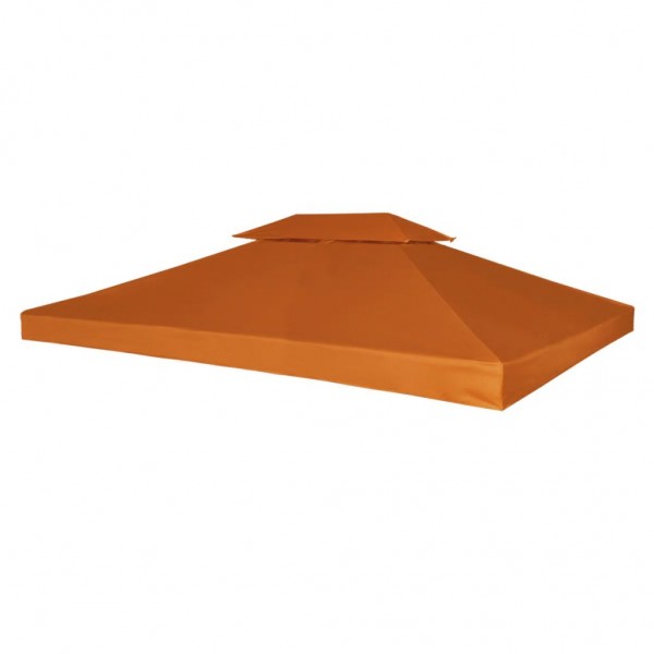 Cubierta de repuesto de cenador 310 g/m² naranja 3x4 m