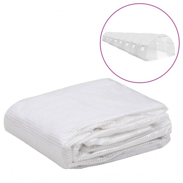 Cubierta repuesto de invernadero transparente (36 m²) 3x12x2 m