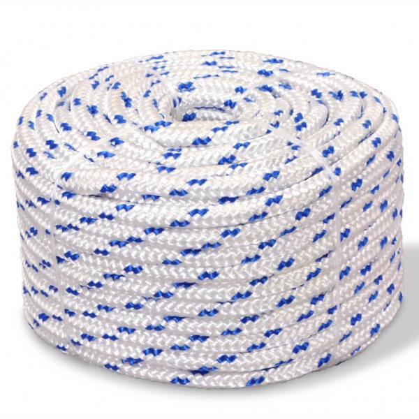 Cuerda marina de polipropileno 6 mm 500 m blanca