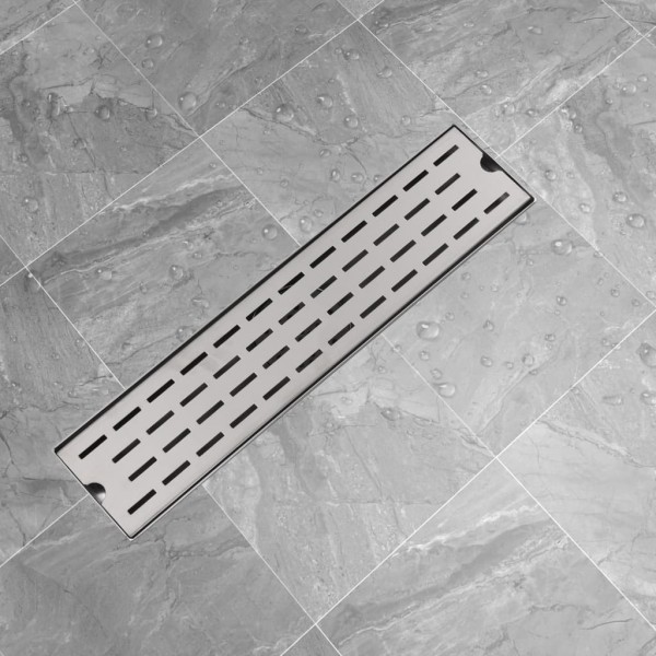 Desagüe de ducha lineal acero inoxidable 530x140 mm