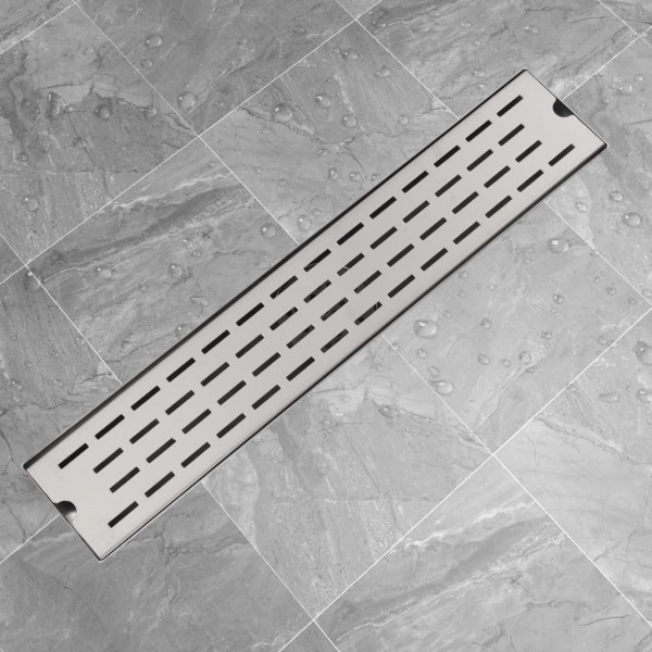 Desagüe de ducha lineal acero inoxidable 630x140 mm