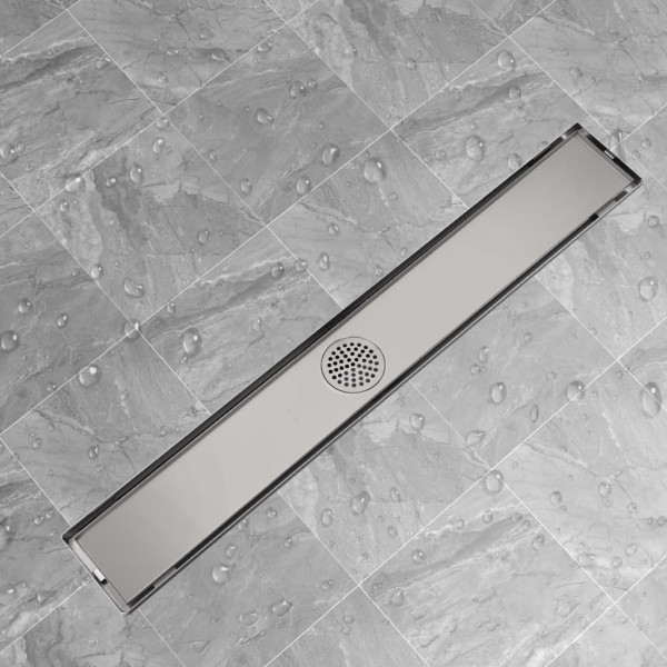 Desagüe lineal de ducha de acero inoxidable 830x140 mm