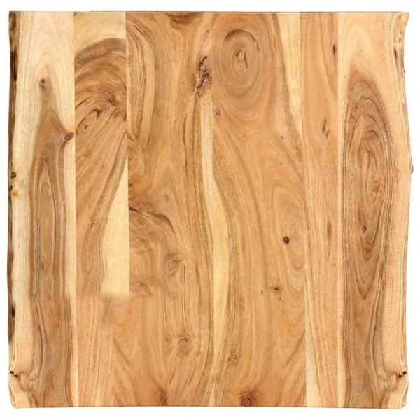 Encimera para armario tocador madera maciza acacia 58x52x2.5 cm