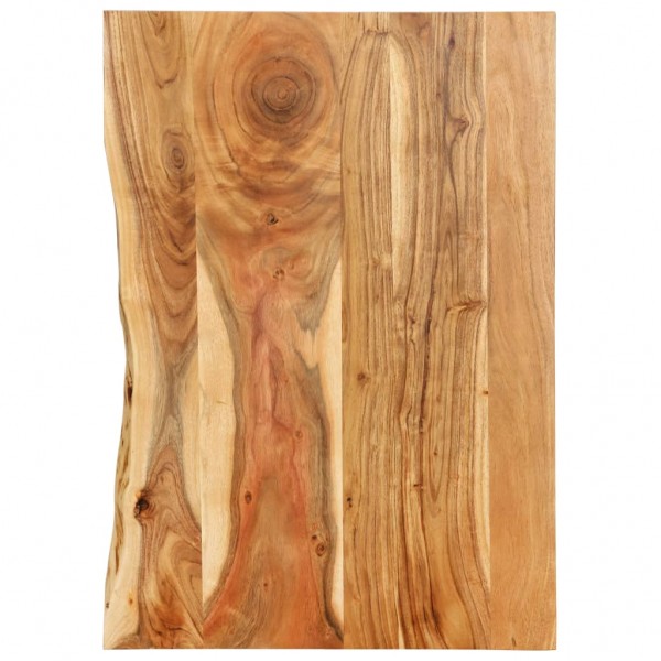 Encimera para armario tocador madera maciza acacia 80x52x2.5 cm
