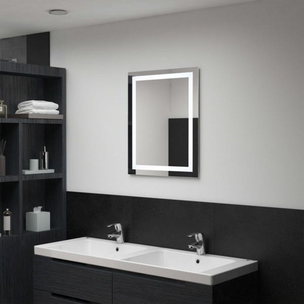 Espejo de baño con LED y sensor táctil 50x60 cm