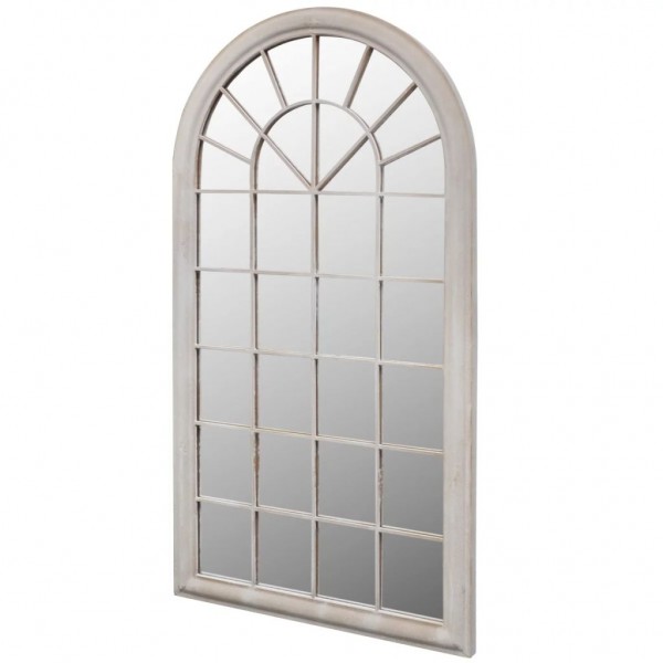 Espejo de jardín arco rústico uso interior y exterior 60x116 cm