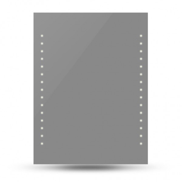 Espejo de pared con luces LED 60x80 cm