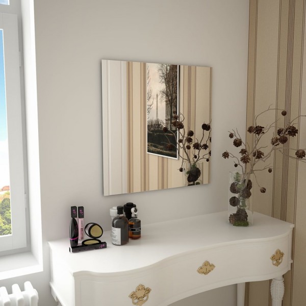 Espejo de pared cuadrado vidrio 60x60 cm
