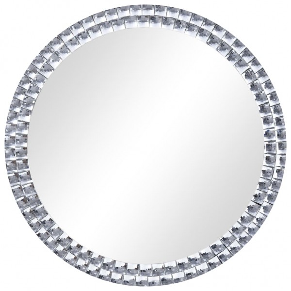 Espejo de pared de vidrio templado 50 cm
