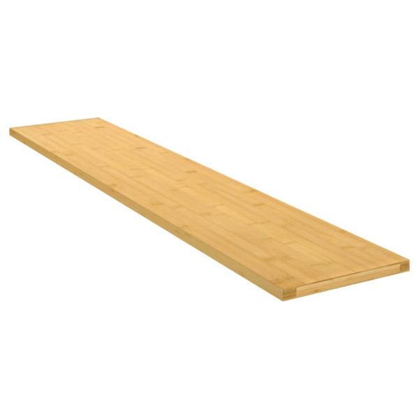 Estante de pared de bambú 100x20x1.5 cm