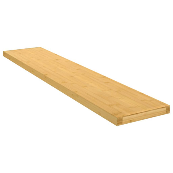 Estante de pared de bambú 100x20x2.5 cm