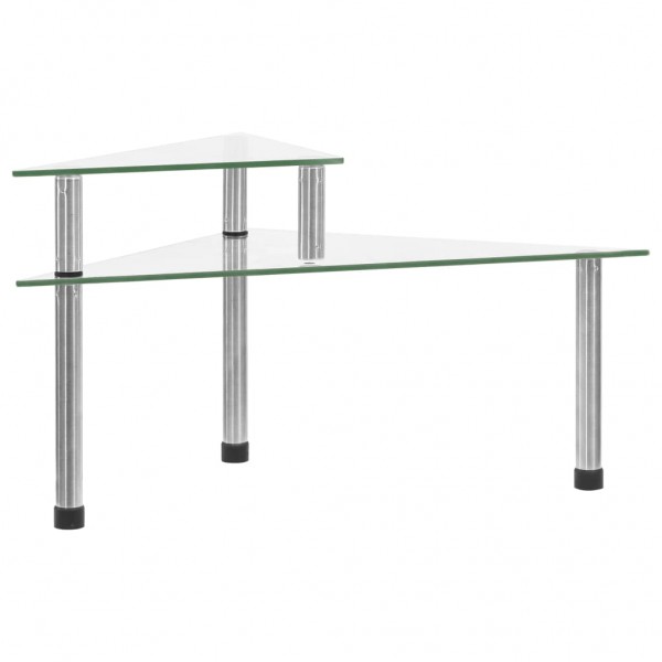 Estantería de cocina vidrio templado transparente 49.5x35x19 cm