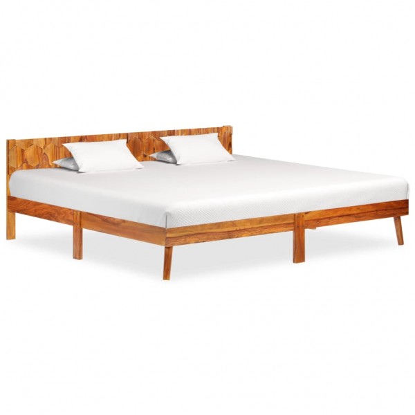 Estructura de cama de madera maciza de sheesham 200x200 cm