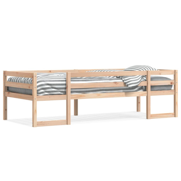 Estructura de cama para niños madera maciza de pino 80x200 cm