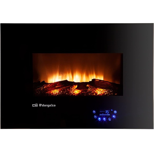 Estufa Chimenea Eléctrica Orbegozo CM8000 negro