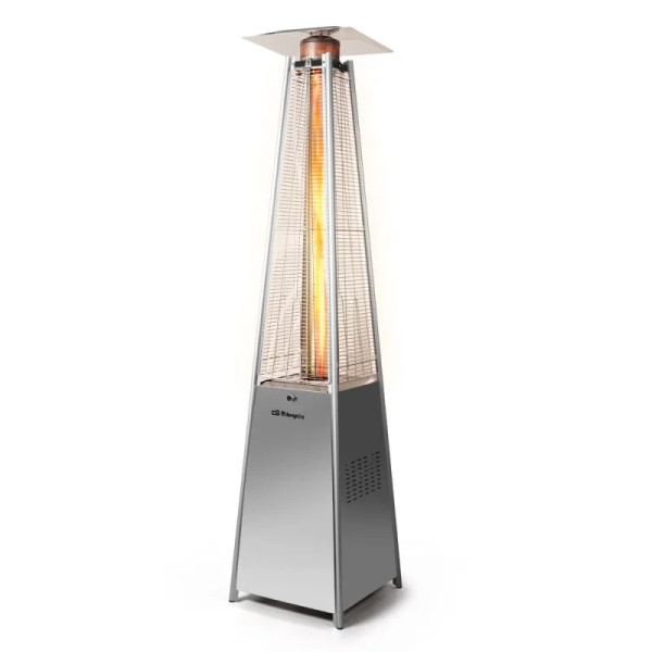 Estufa Gas Orbegozo PHE80 exterior acero inoxidable