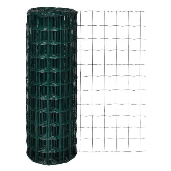 Euro Valla de acero verde 10x1.7 m