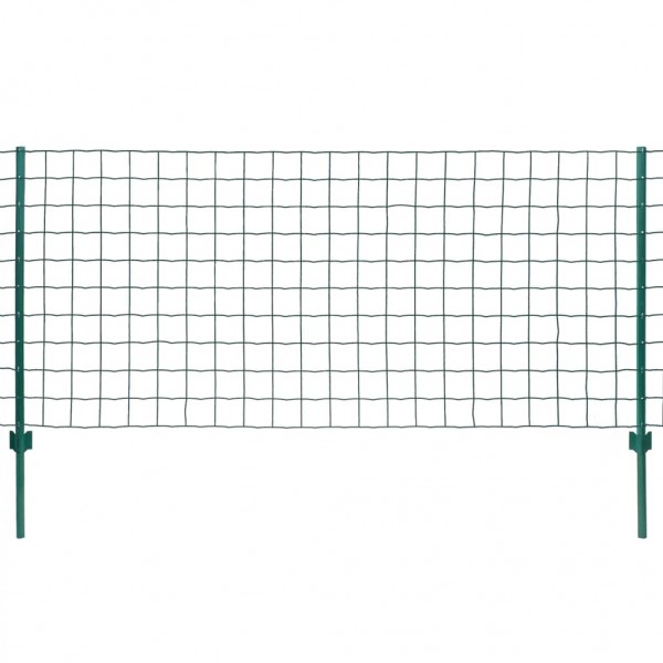Euro Valla de acero verde 20x0.8 m
