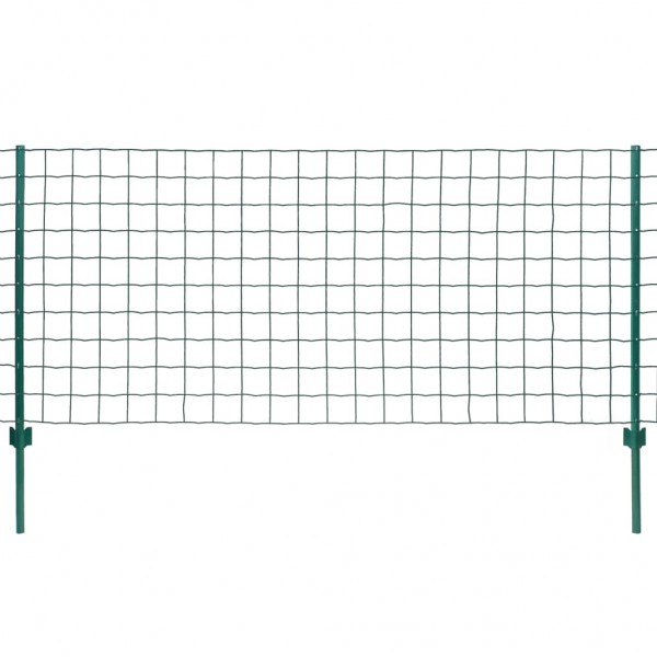 Euro Valla de acero verde 20x1 m