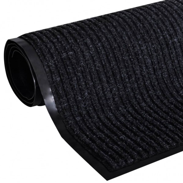 Felpudo de PVC negro 117x220 cm
