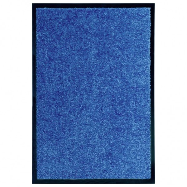 Felpudo lavable azul 40x60 cm