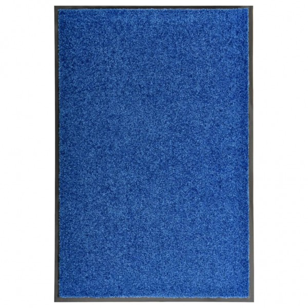 Felpudo lavable azul 60x90 cm