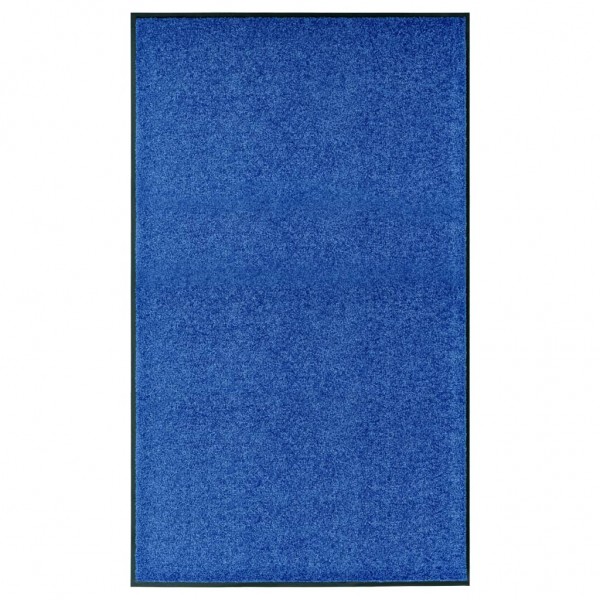 Felpudo lavable azul 90x150 cm