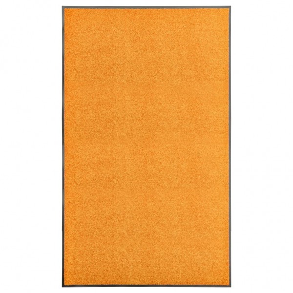 Felpudo lavable naranja 90x150 cm