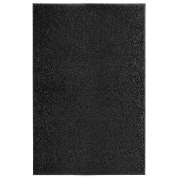 Felpudo lavable negro 120x180 cm