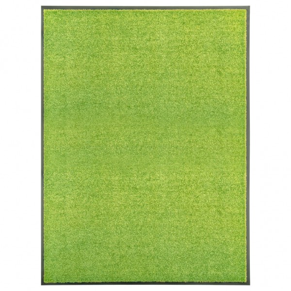 Felpudo lavable verde 90x120 cm