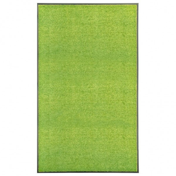 Felpudo lavable verde 90x150 cm