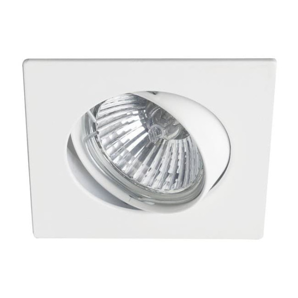 Foco empotrable BASIC cuadrado blanco. Wonderlamp