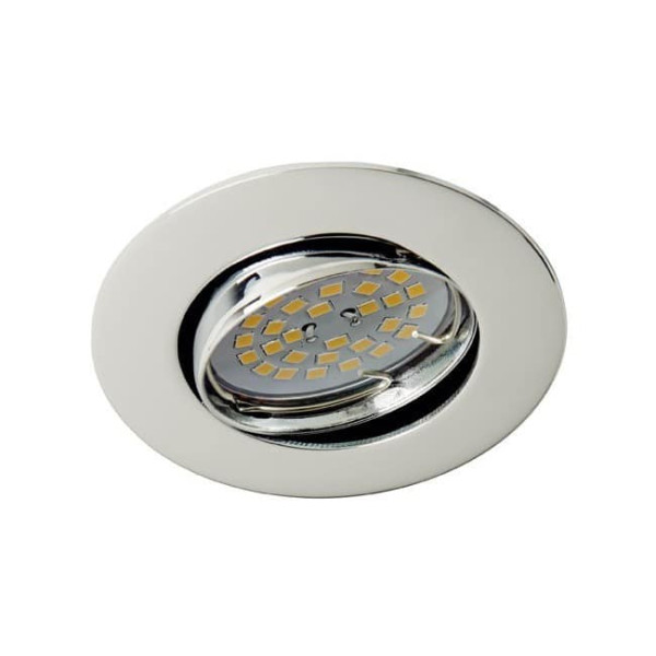 Foco empotrable BASIC redondo cromo. Wonderlamp