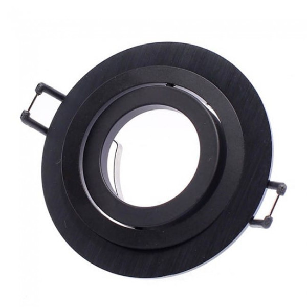 Foco empotrable CLASSIC redondo negro