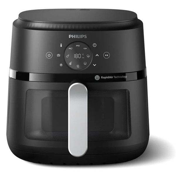 Freidora de aire Philips airfryer serie 2000 6.2L negro