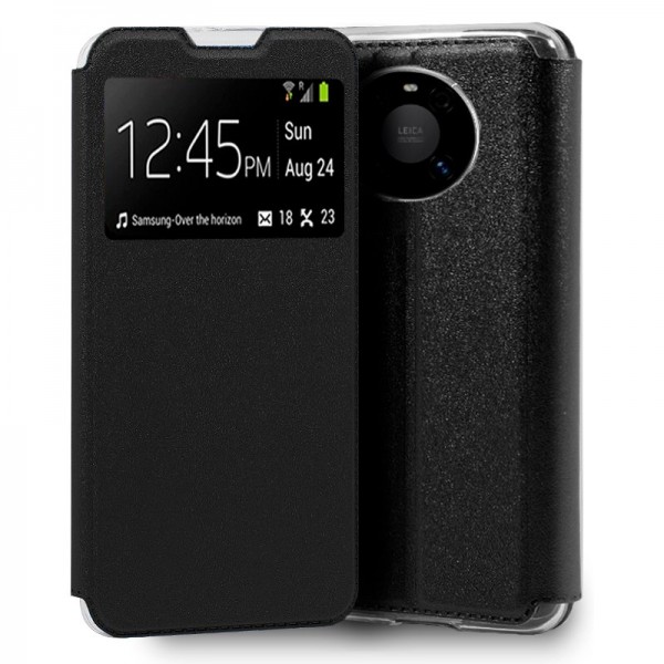 Funda COOL Flip Cover para Huawei Mate 40 Pro / 40 Pro Plus Liso Negro
