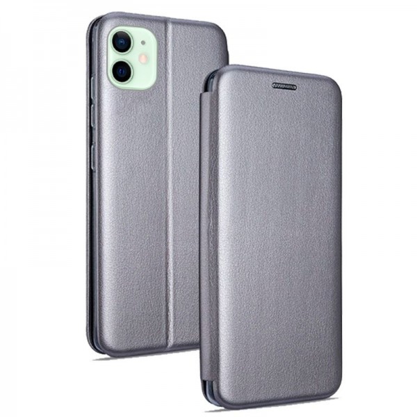 Funda COOL Flip Cover para iPhone 12 / 12 Pro Elegance Plata