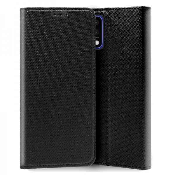 Funda COOL Flip Cover para LG K52 Liso Negro
