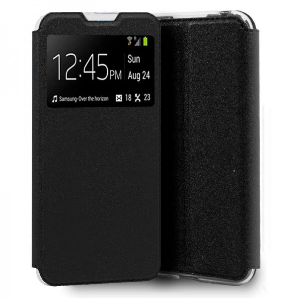 Funda COOL Flip Cover para Oppo Find X2 Lite Liso Negro