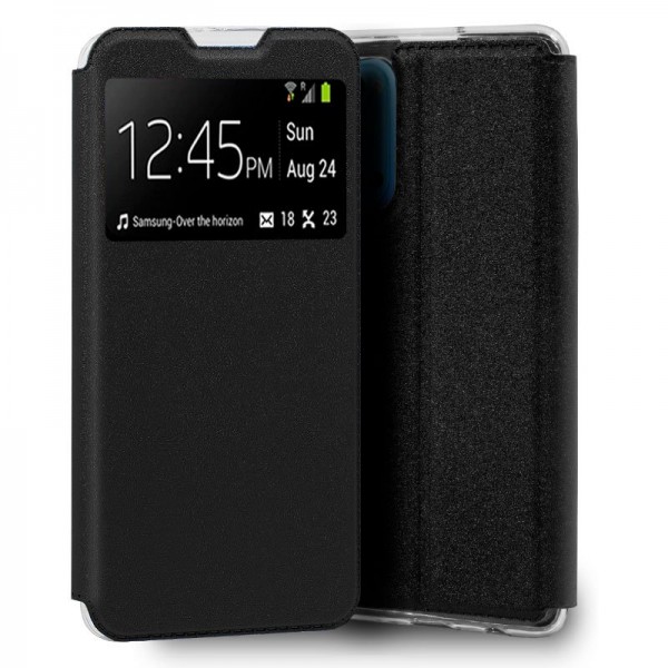 Funda COOL Flip Cover para Oppo Reno 4 Pro Liso Negro