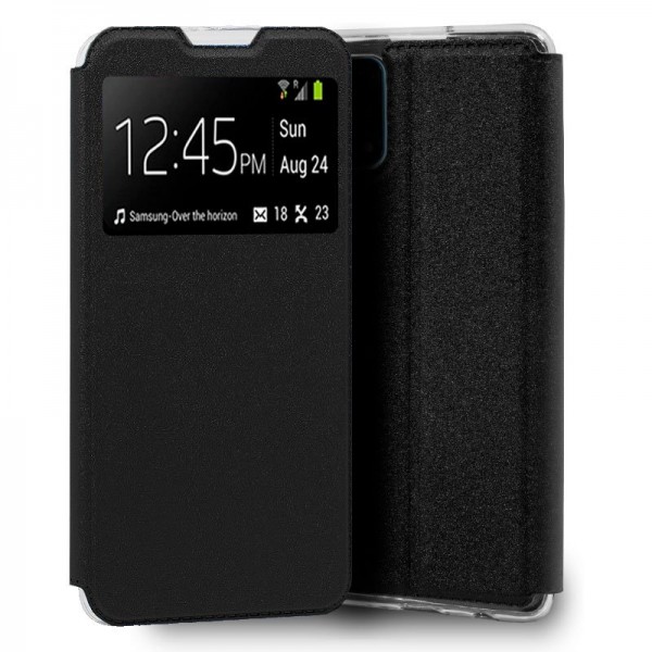 Funda COOL Flip Cover para Realme 7 Pro Liso Negro