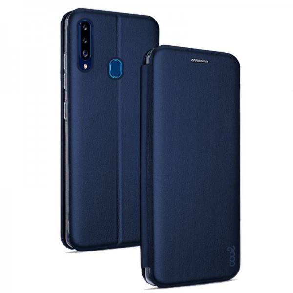 Funda COOL Flip Cover para Samsung A207 Galaxy A20s Elegance Marino
