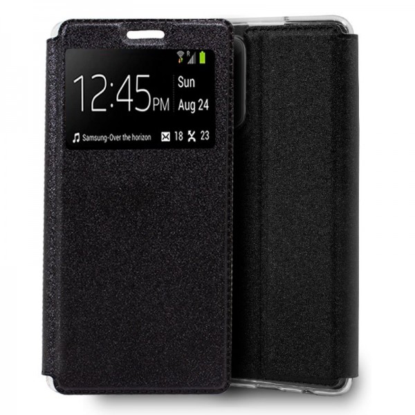 Funda COOL Flip Cover para Samsung N985 Galaxy Note 20 Ultra Liso Negro