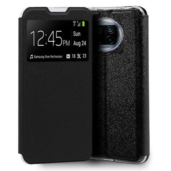 Funda COOL Flip Cover para Xiaomi Mi 10T Lite Liso Negro