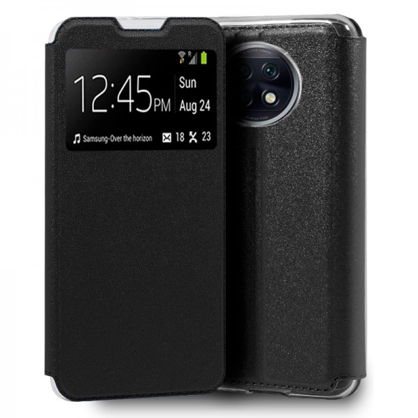 Funda COOL Flip Cover para Xiaomi Redmi Note 9T Liso Negro