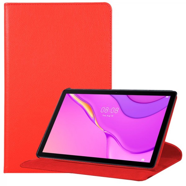 Funda COOL para Huawei Matepad T10s Polipiel Liso Rojo 10.1 pulg