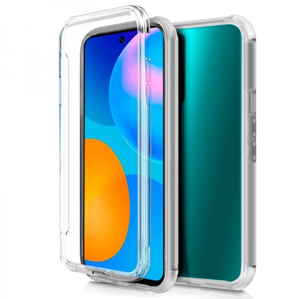 Funda COOL Silicona 3D para Huawei P Smart 2021 (Transparente Frontal + Trasera)