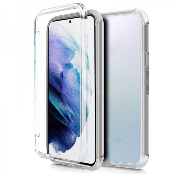 Funda COOL Silicona 3D para Samsung G996 Galaxy S21 Plus (Transparente Frontal + Trasera)