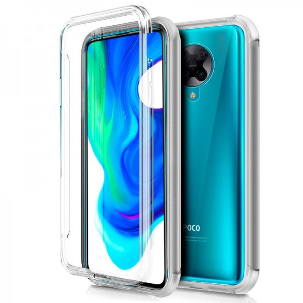 Funda COOL Silicona 3D para Xiaomi Pocophone F2 Pro (Transparente Frontal + Trasera)